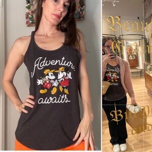 GIFTED Disney Adventure Awaits Tank Top Minnie & Mickey Romance